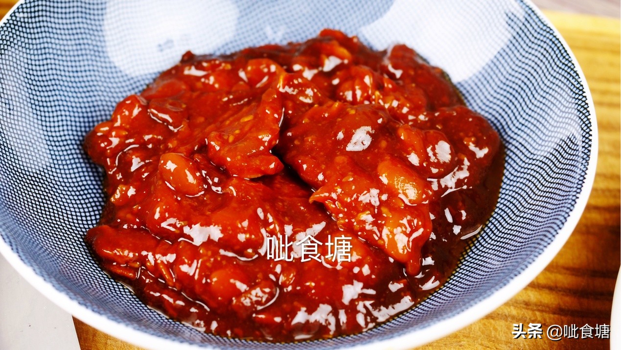 美食豆腐这样做味道鲜美外焦里嫩,家常酱汁烧豆腐