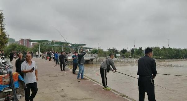 钓鱼日记49月29日南阳白河野钓匙吻鲟也许一辈子就这一次盛况