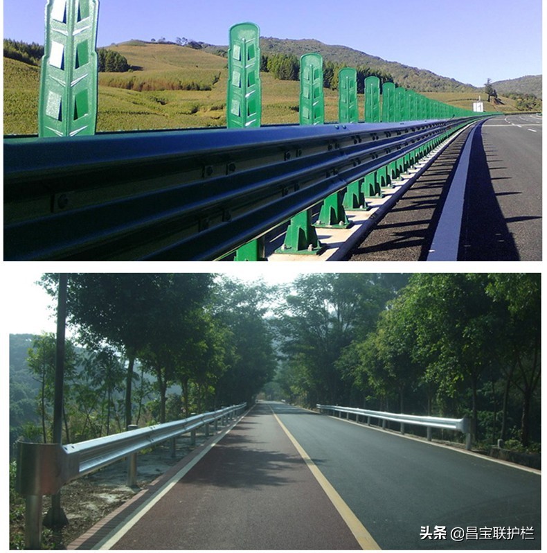 镀锌波形护栏道路栏杆,波形护栏镀锌护栏