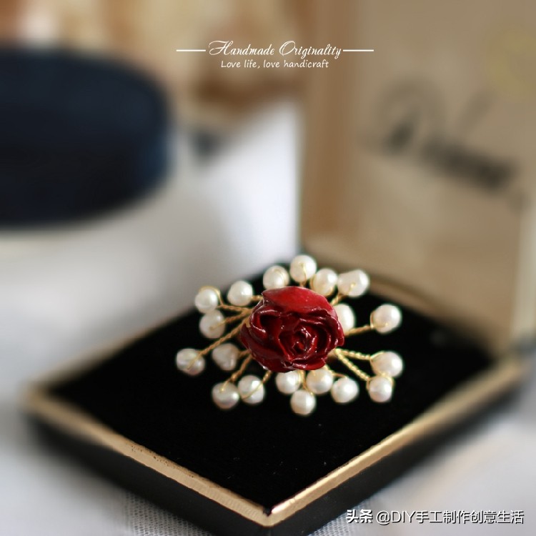 永生花首饰手工diy制作,制作永生花首饰