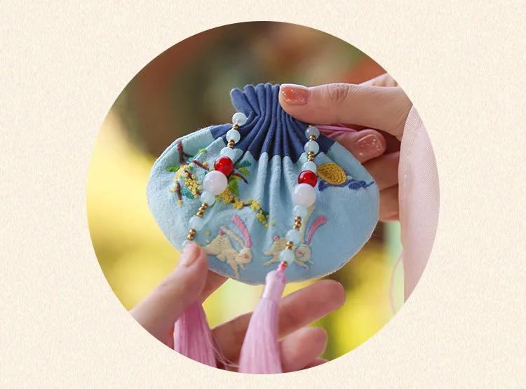 如何刺绣荷包,刺绣荷包100种图解