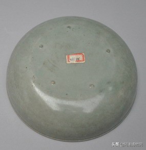 清豆青釉真品,馆藏豆青釉笔洗