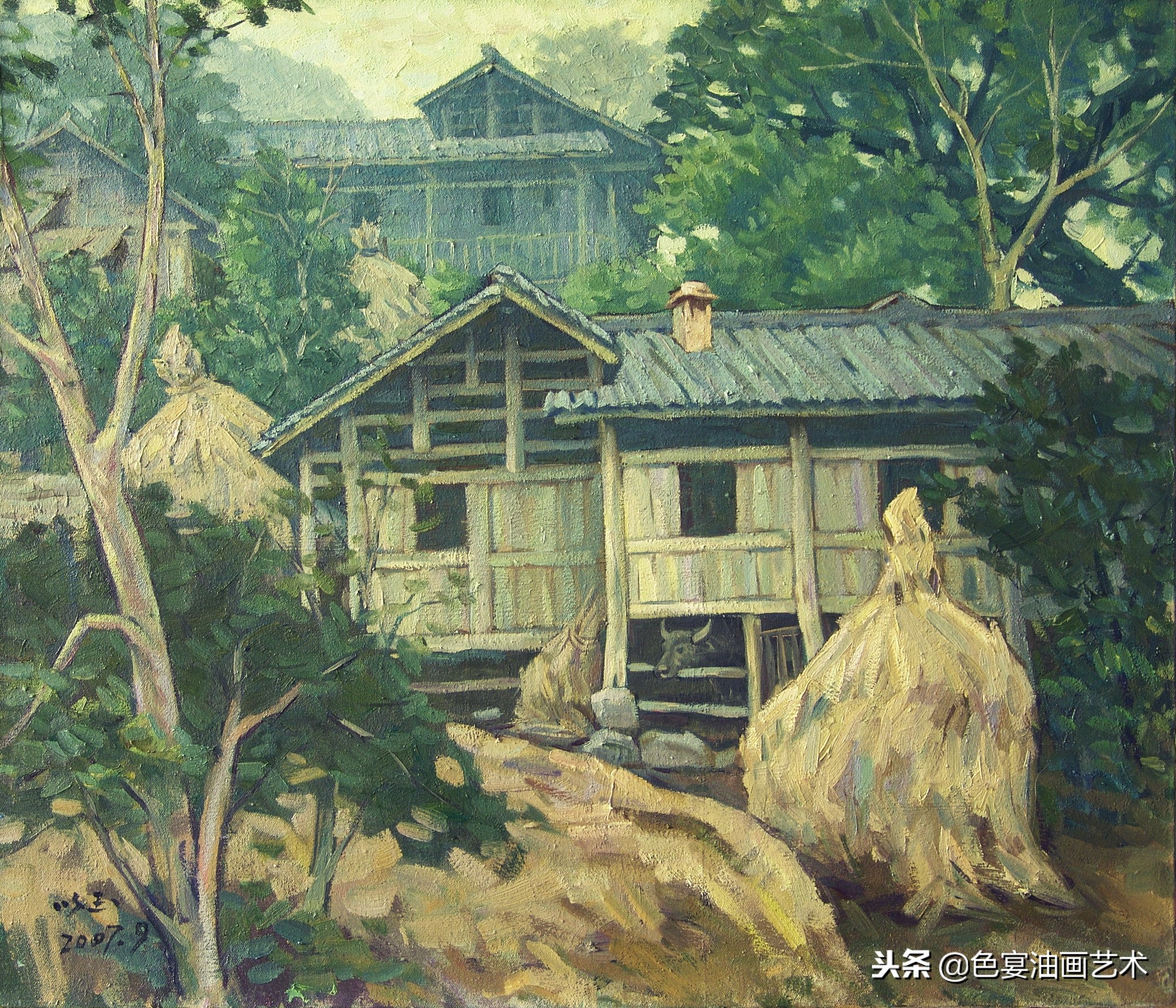 俄罗斯油画大师风景油画教程视频,油画大师油画风景创作教学视频