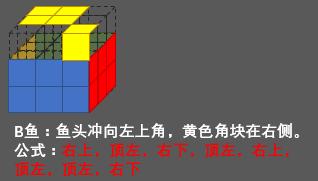 三阶魔方顶层角块复原,三阶魔方打乱怎么复原