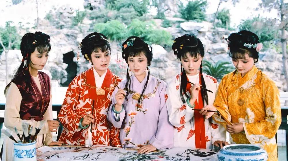 有齐刘海的古装编发,无刘海古装发型编发