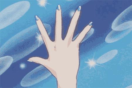 短指甲适合的美甲小仙女,小仙女夏季必备薄荷美甲