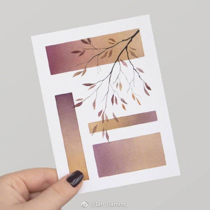 水彩花朵色卡,风景水彩24色配色公式