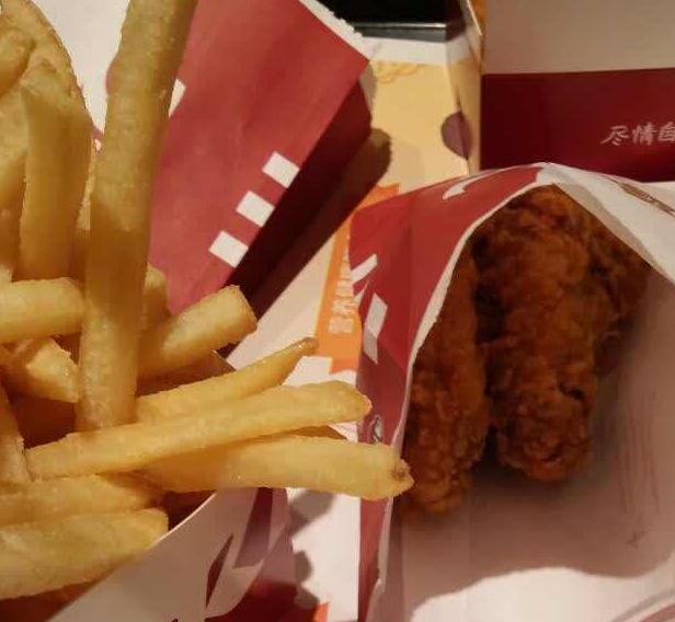 肯德基饭盘纸,吃肯德基必备小常识