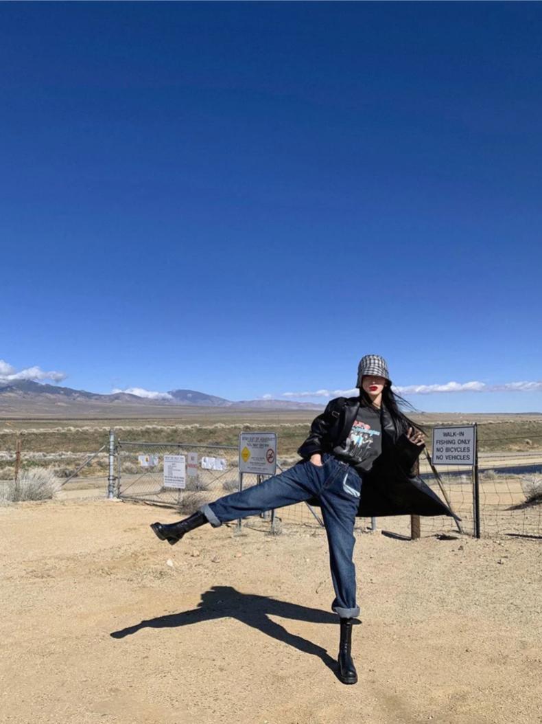 春夏韩国连衣裙,韩国秋冬穿搭博主