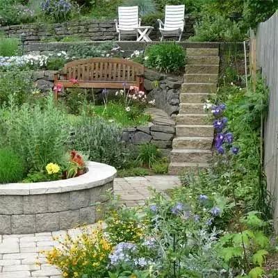 庭院铺装的节奏感与多样性,庭院的音乐