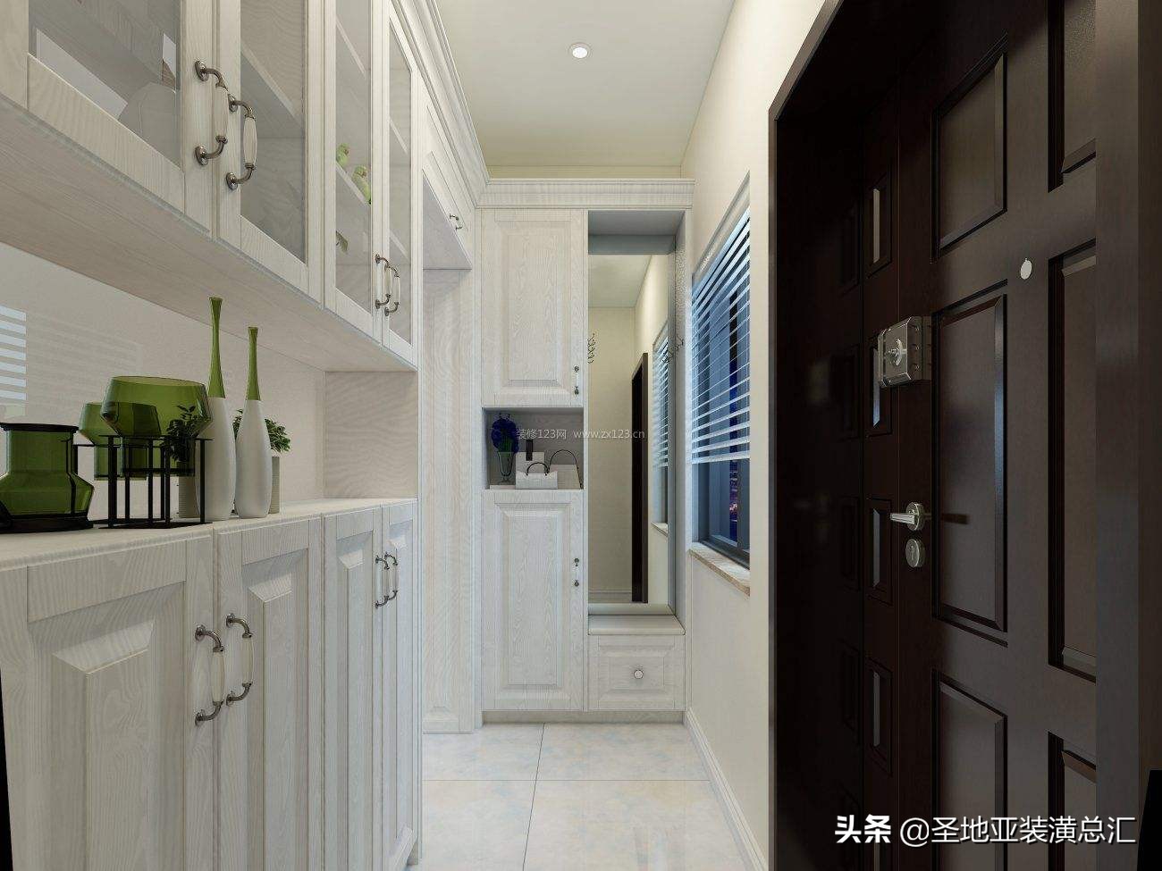 入户门正对餐厅怎么解决,客餐厅一体正对入户门