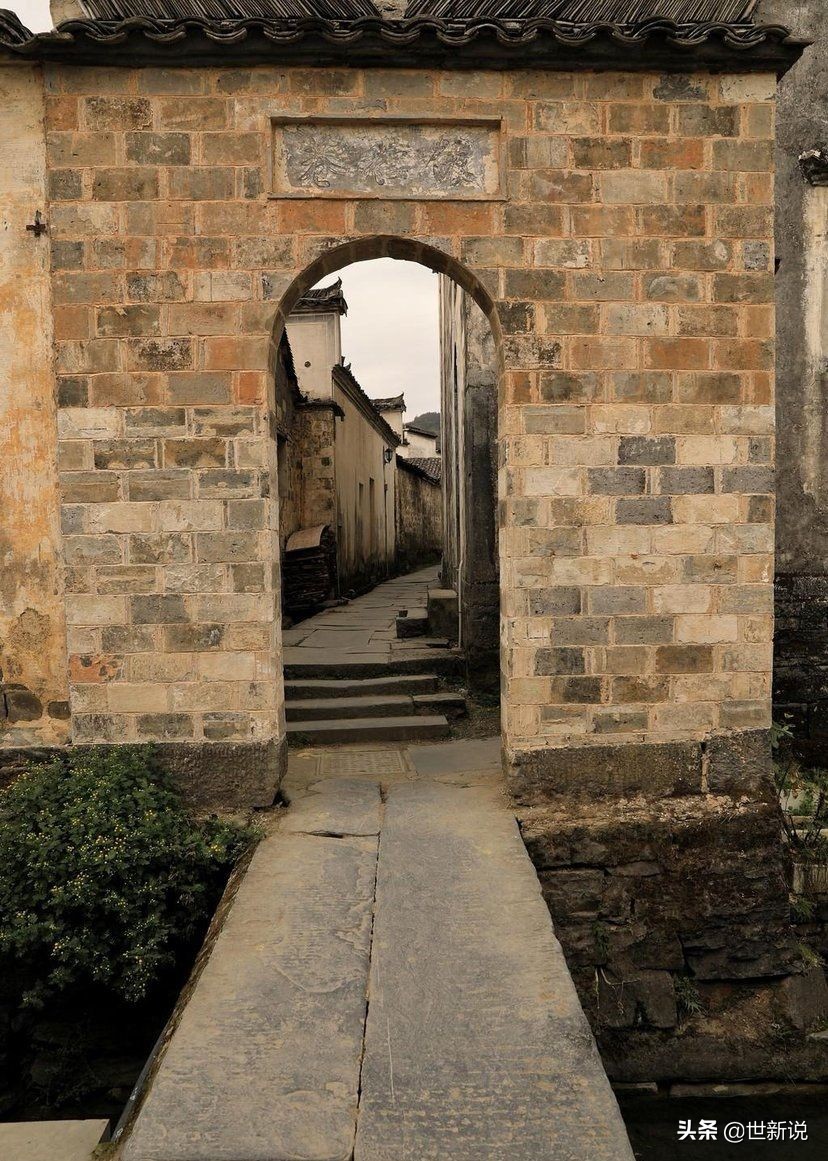 安徽省黟县西递古村,安徽皖南古村落西递村航拍