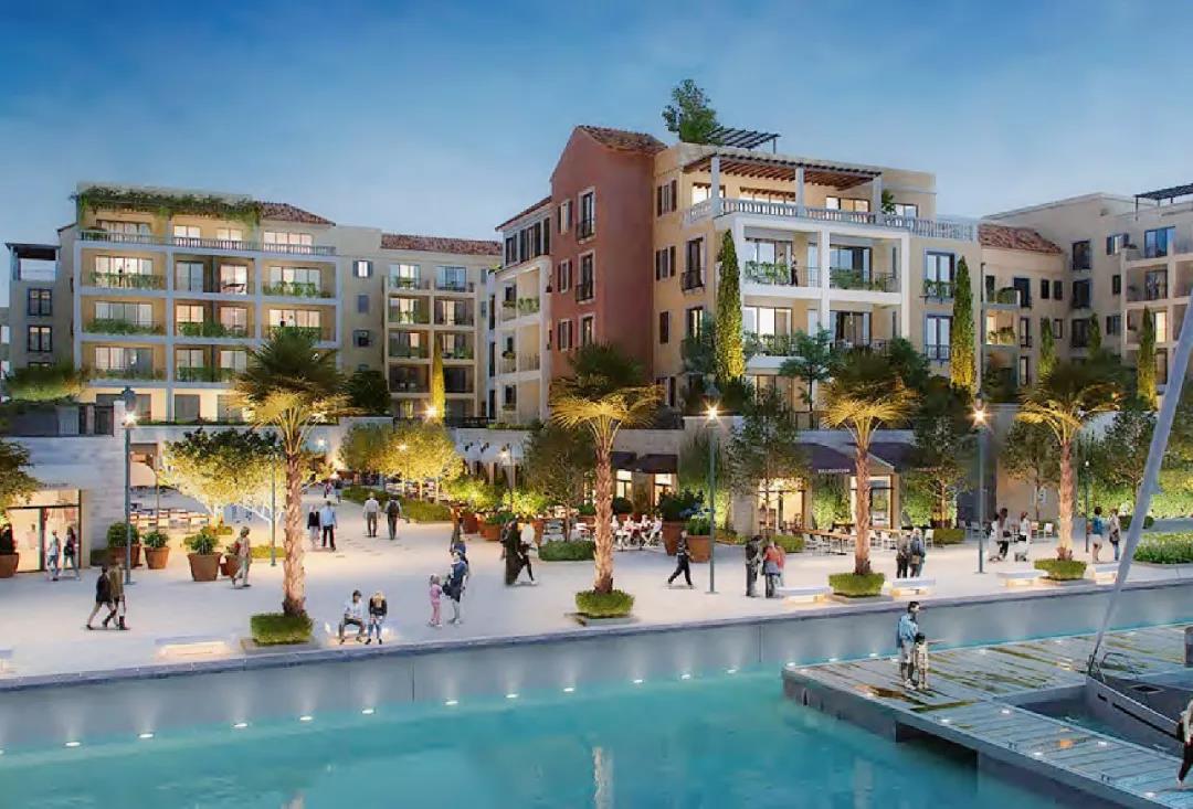 迪拜天空之镜美景图,迪拜海蓝之港在哪里