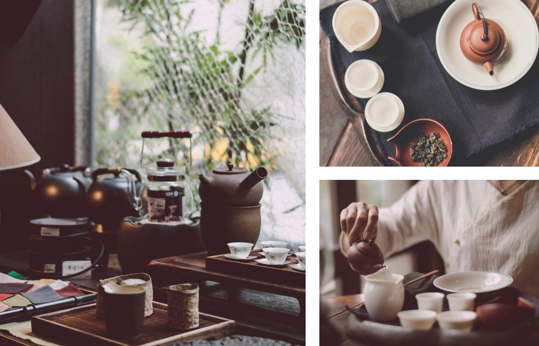 在古迹茶馆紫藤庐里--品一杯岁月的茶