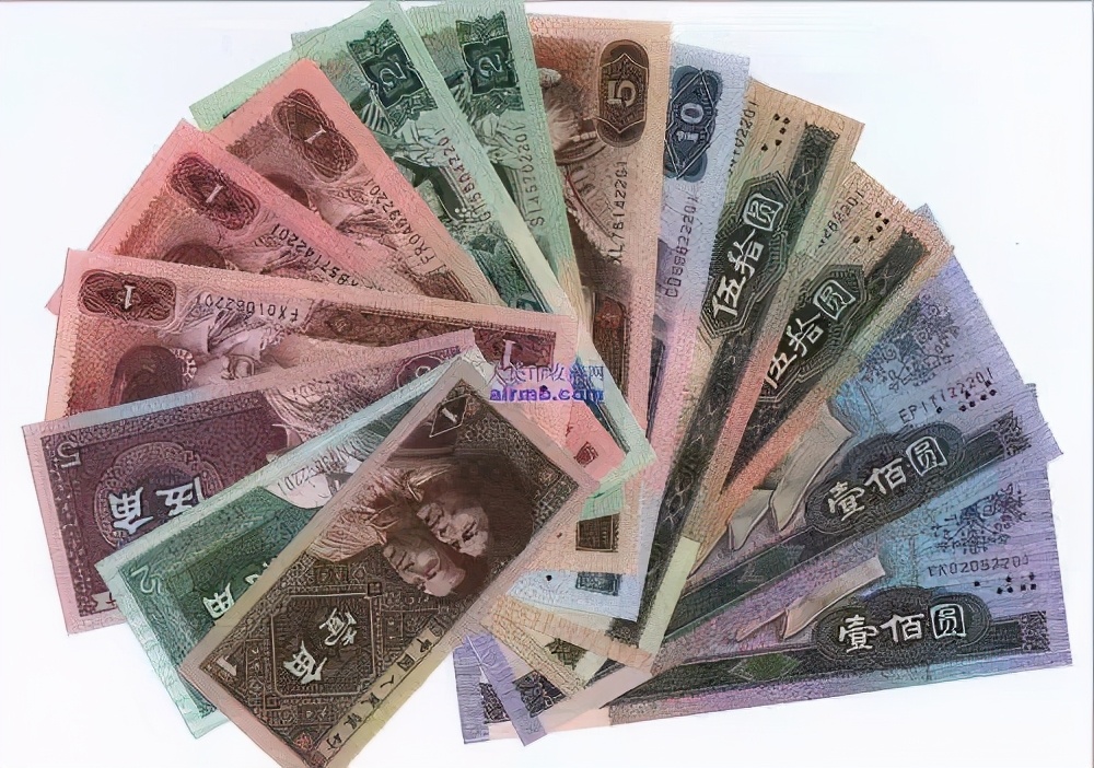 中国人民银行发行的所有人民币