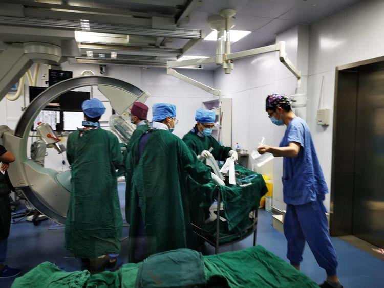 热烈祝贺太原市中心医院血管外科府城病区布加综合征介入治疗成功