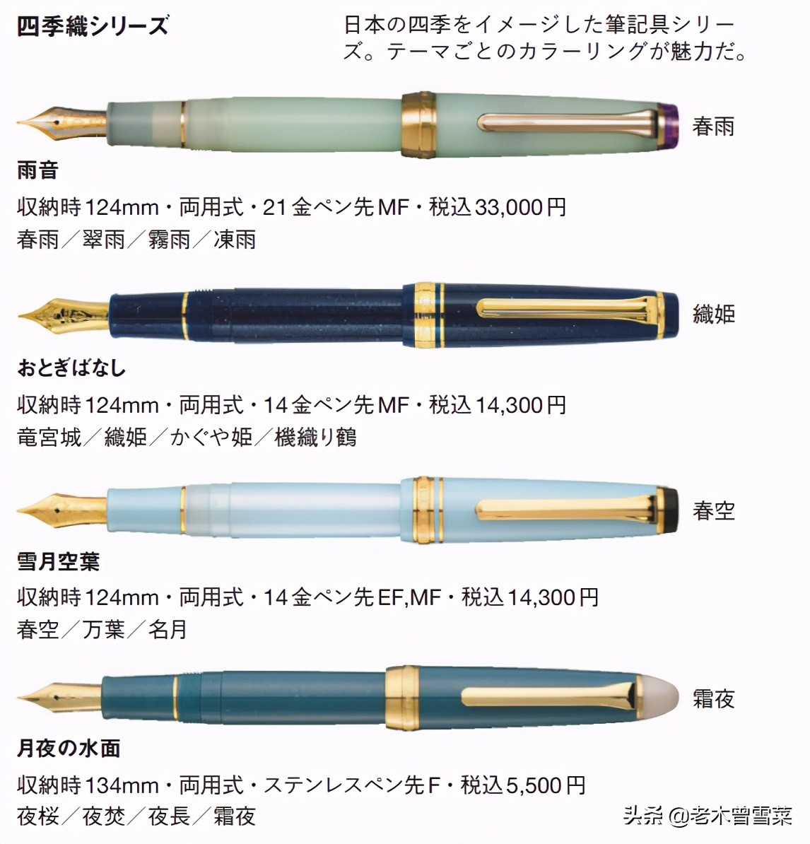 日本钢笔三大品牌,2021年钢笔前十品牌