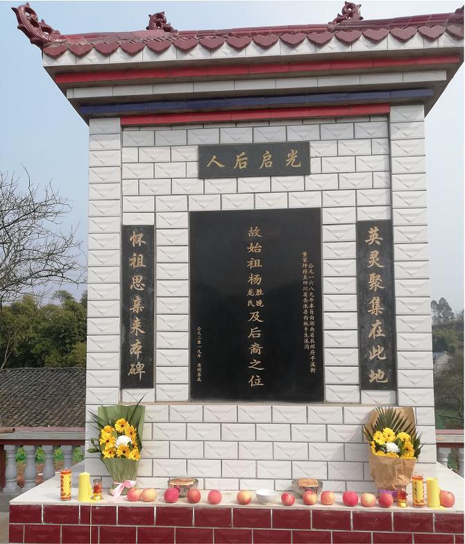 四川省岳池县西板乡生溪沟--弘农杨氏宗谱