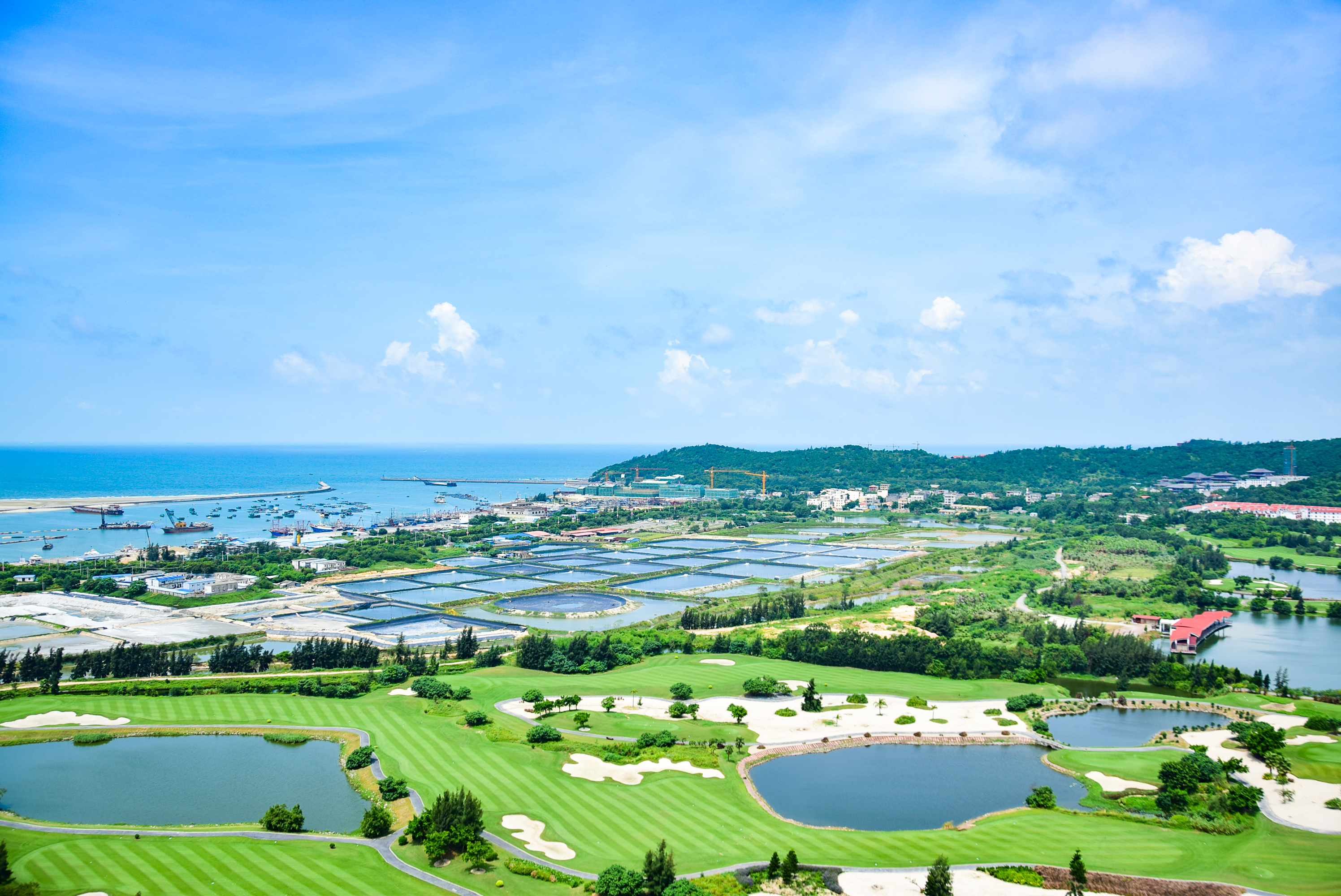 北海观山海高尔夫,北海最美打卡地