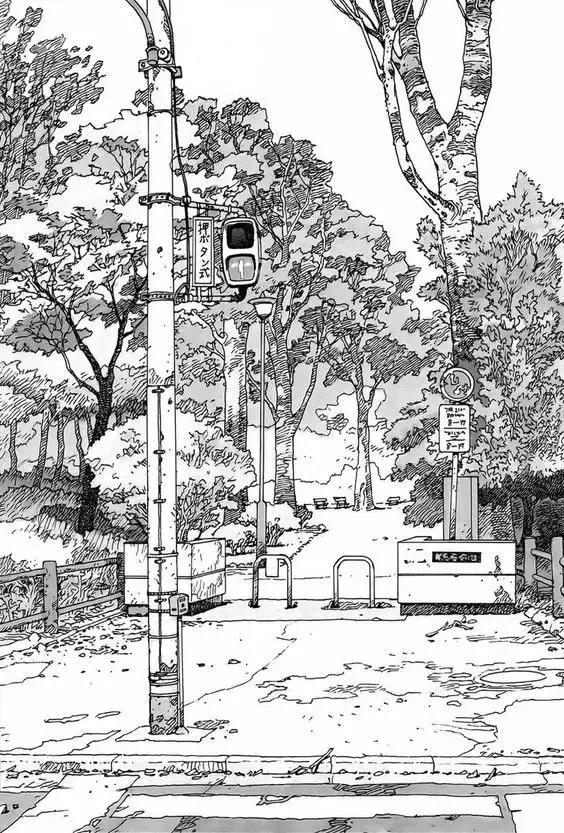 风景速写的好处,风景速写简单显高级