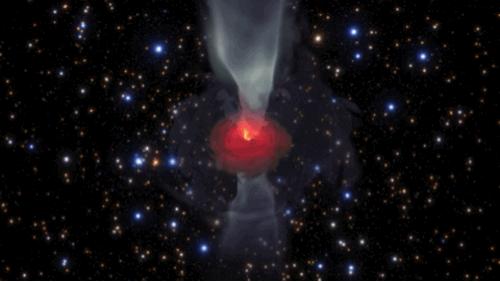 哈勃望远镜发现巨型的黑洞,世界上最大的天文望远镜看黑洞