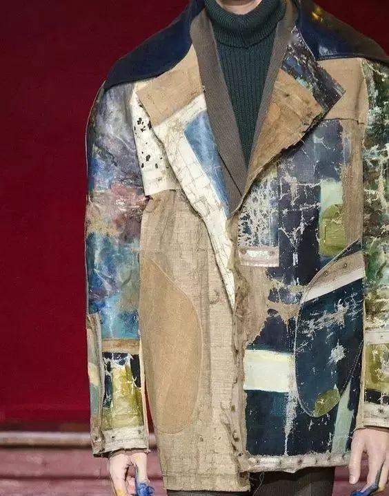 解构与重组设计图片,拼贴服装设计灵感