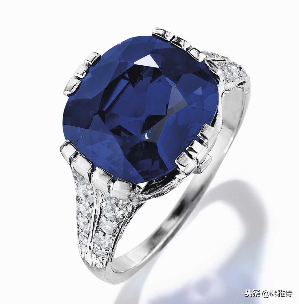 Bulgari宝格丽8.08ct鲜彩蓝钻戒指100000000元左右成交