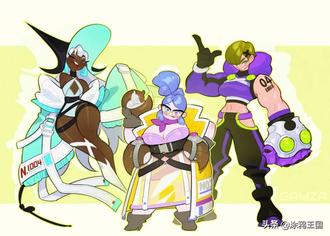 LEEMK,GAMZA/贯彻爱与真实的邪恶|插画分享