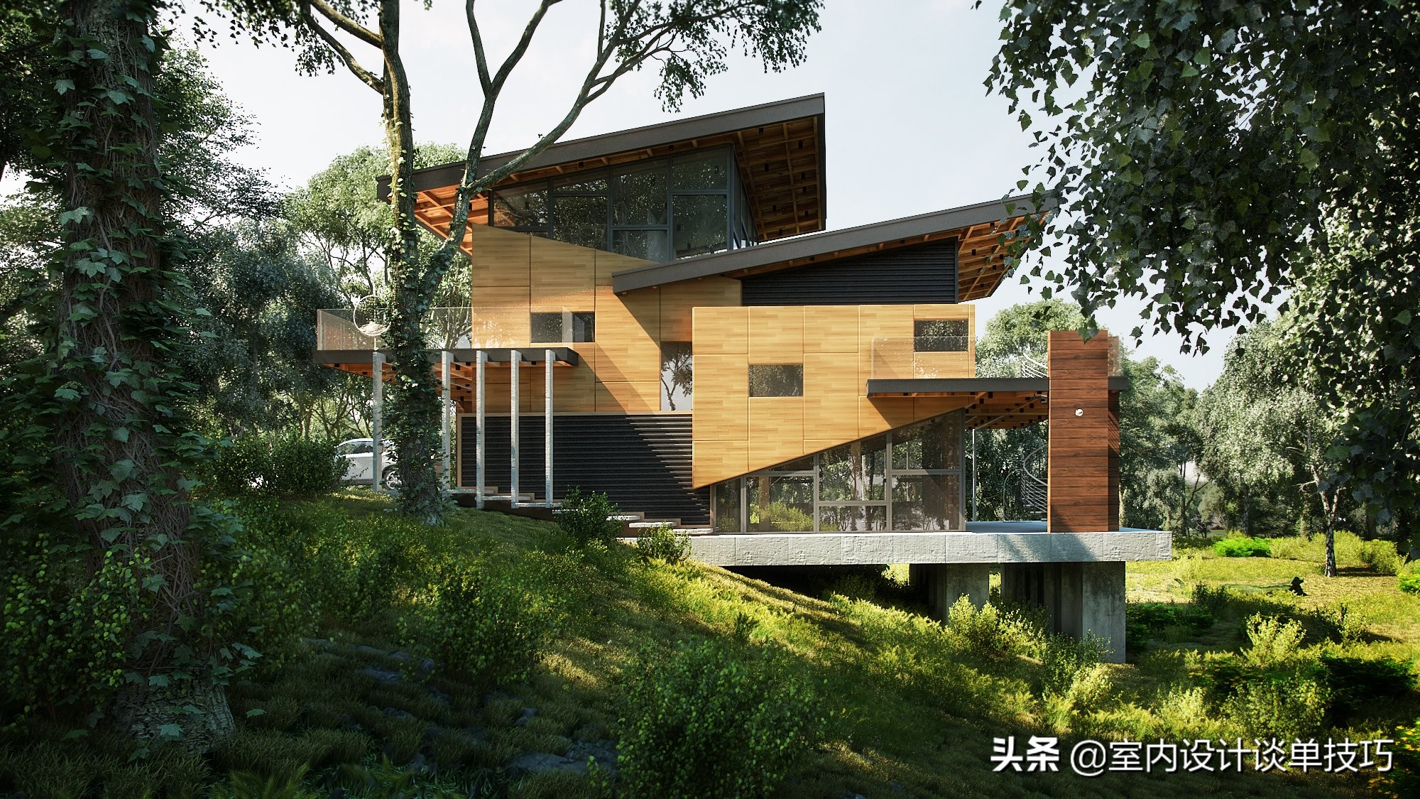 室外图没氛围？两个通用灯光技巧，马来西亚CG艺术家都在用