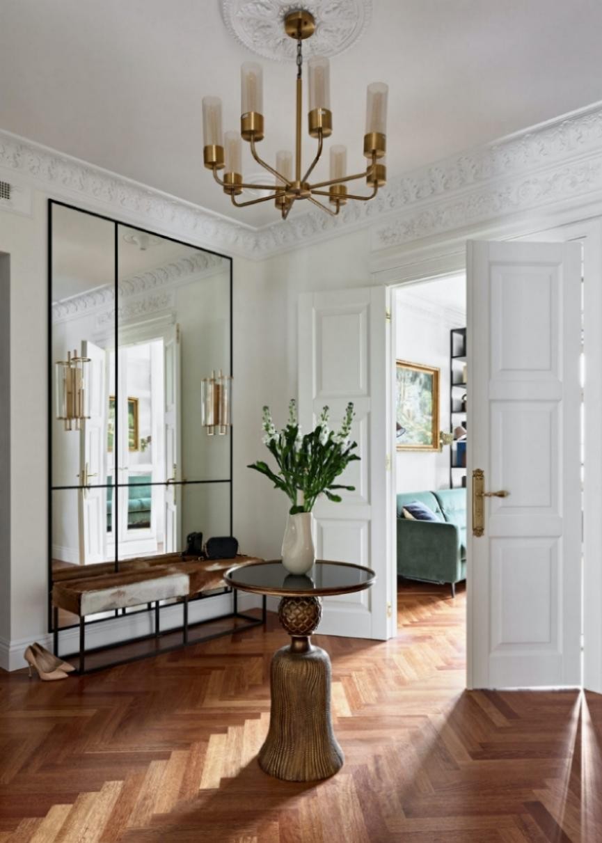 水晶灯具搭配现代简约家具,房间轻奢水晶灯