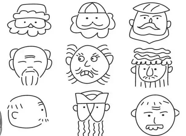 简笔画人物简单又好看画法,简笔画入门100张儿童简笔画