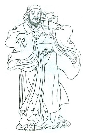 水浒人物绘画天罡,水浒三十六天罡星素描人物图