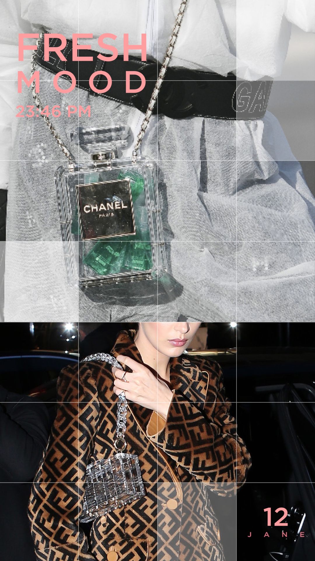 普通包包背腻了，试试“PVC”元素的包包吧，时髦吸睛很高级