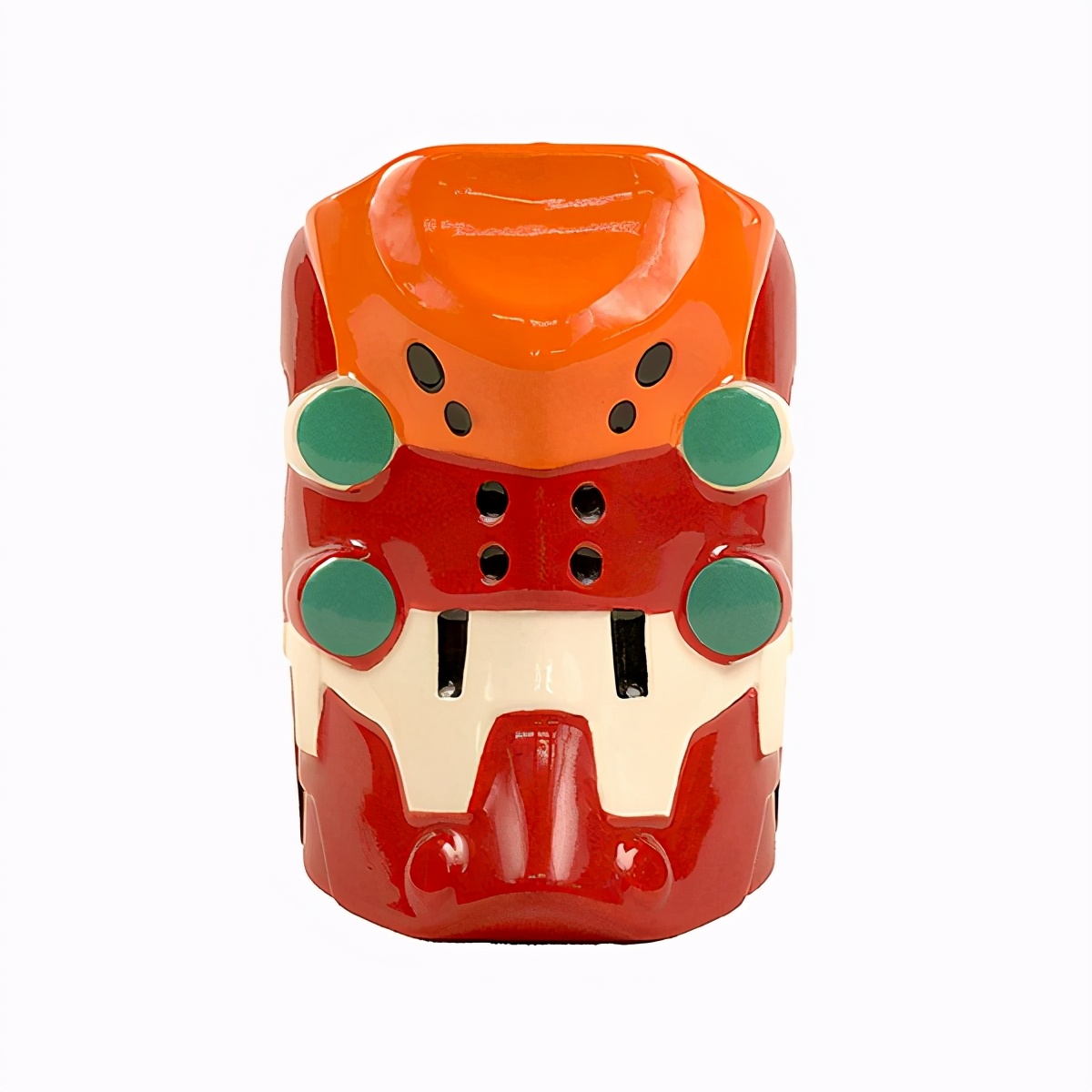 模玩周边:《新世纪福音战士》初号机/贰号机头部造型马克杯