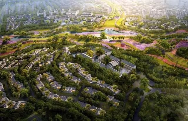 蓝城园林小镇规划,蓝城规划设计和建筑设计