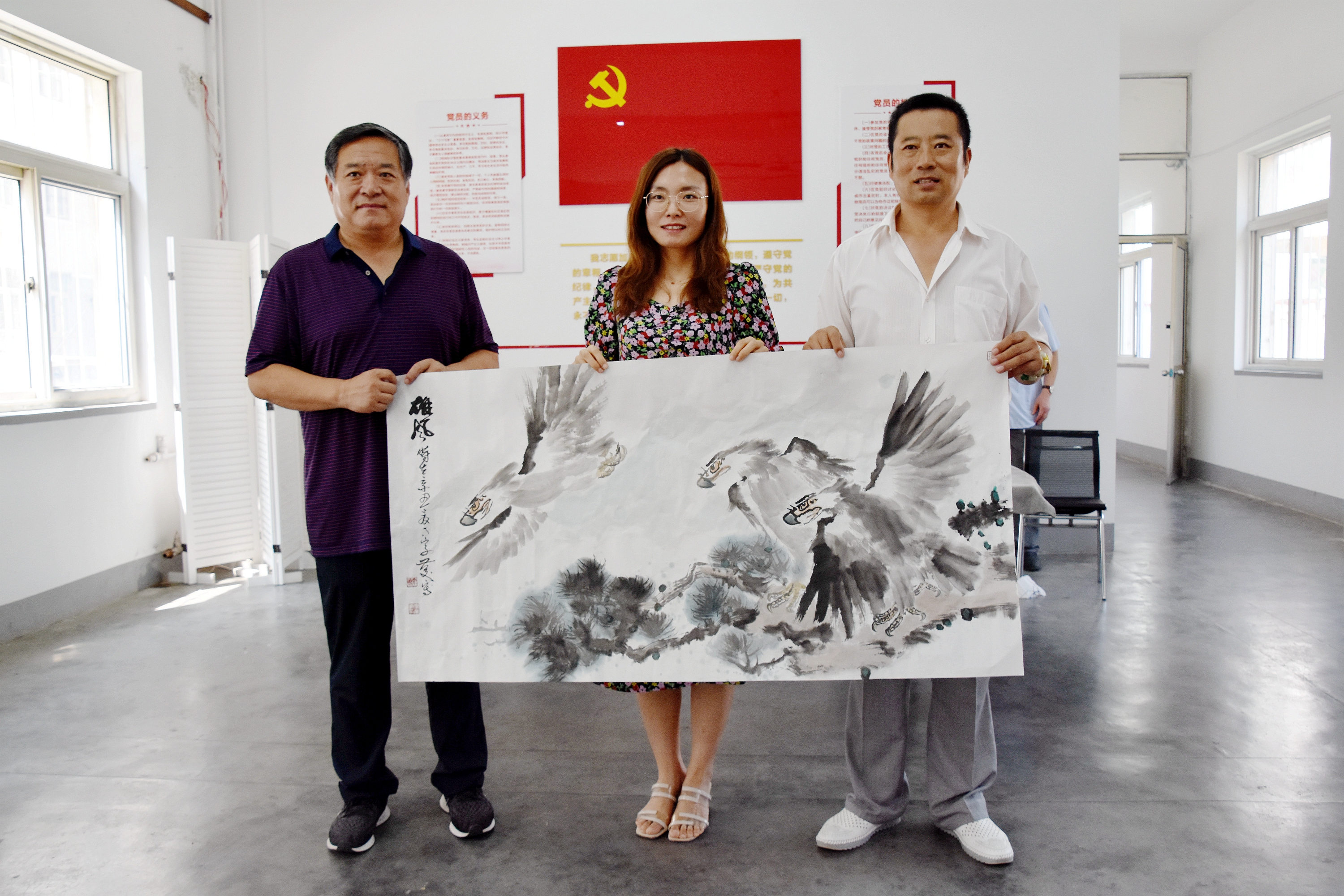 鸢飞社区福海花园小区举办庆祝建军94周年联谊会