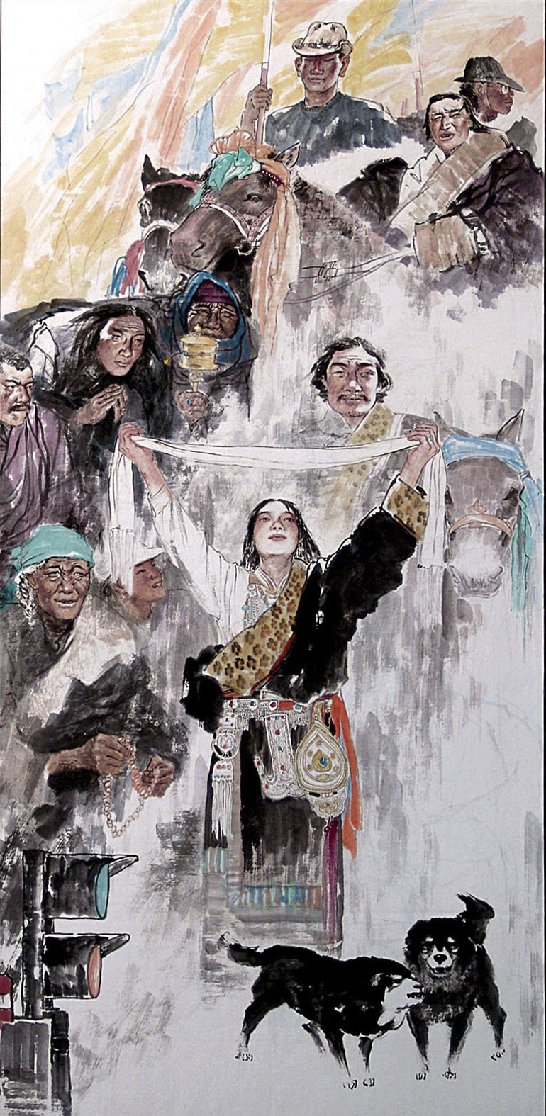 伟大征程绘画作品名称,伟大征程美术作品