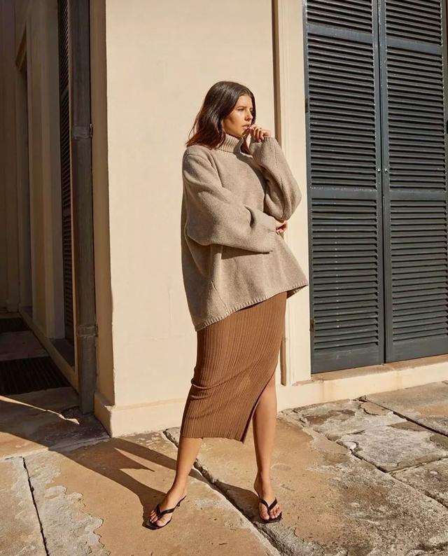 秋冬慵懒风穿出时髦贵气感,秋冬款极简风气质高级感