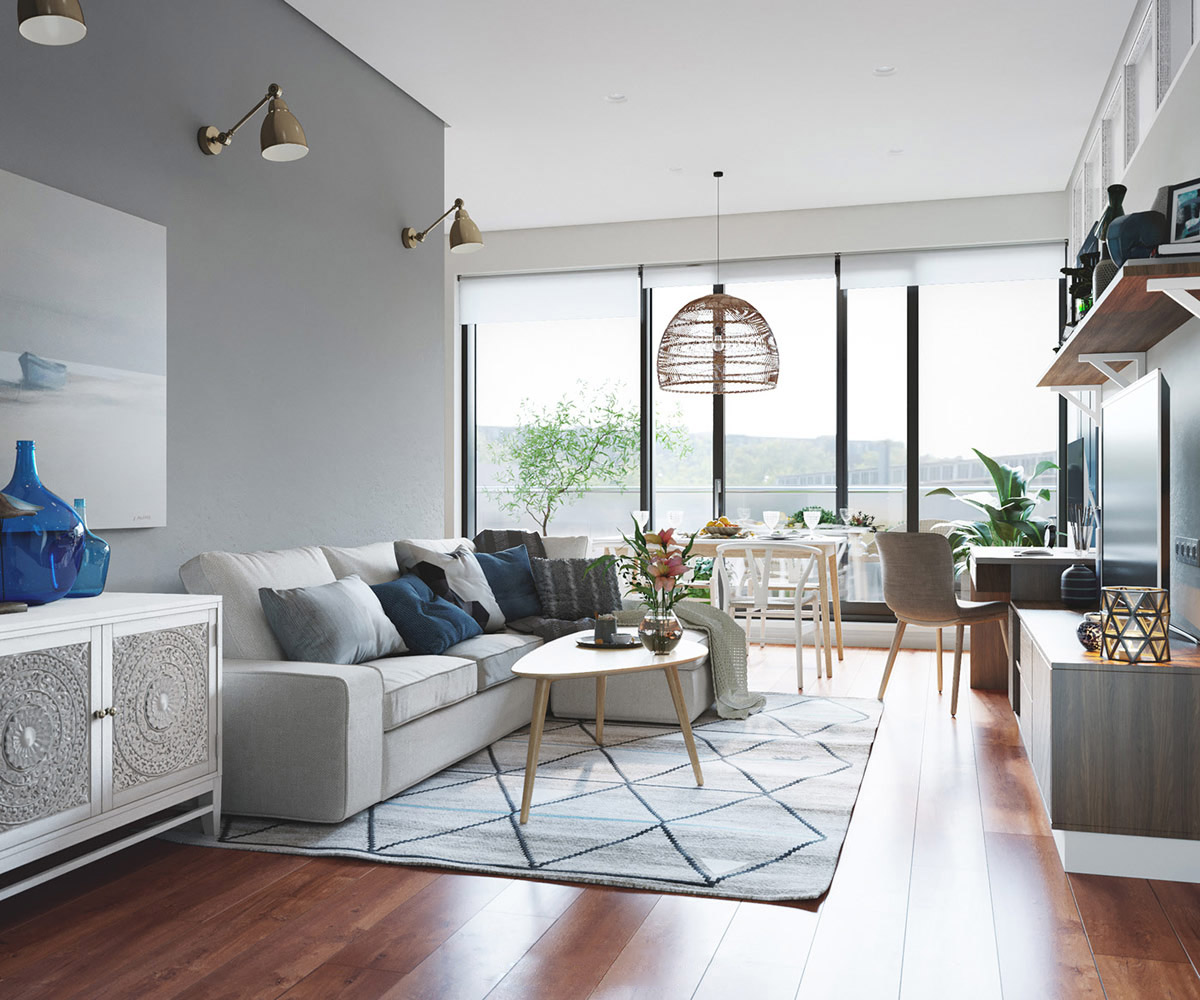 令人愉悦的家居配色,低调舒适质感家居环境