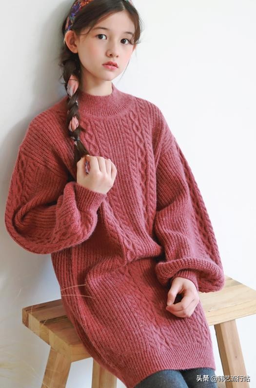 又潮又酷韩版黑色毛衣儿童版,男童冬季韩版百搭毛衣