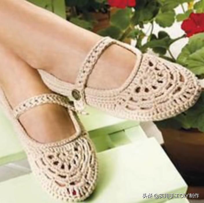针织作品70款简约,手工针织凉鞋花样图