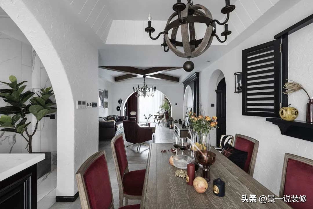 美式装修乡村式混搭,美式风格装修10万块搞定