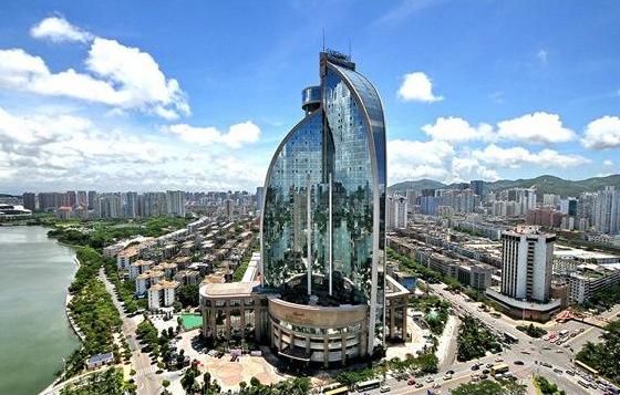 厦门世贸大厦双子塔视觉震撼,厦门十大大厦