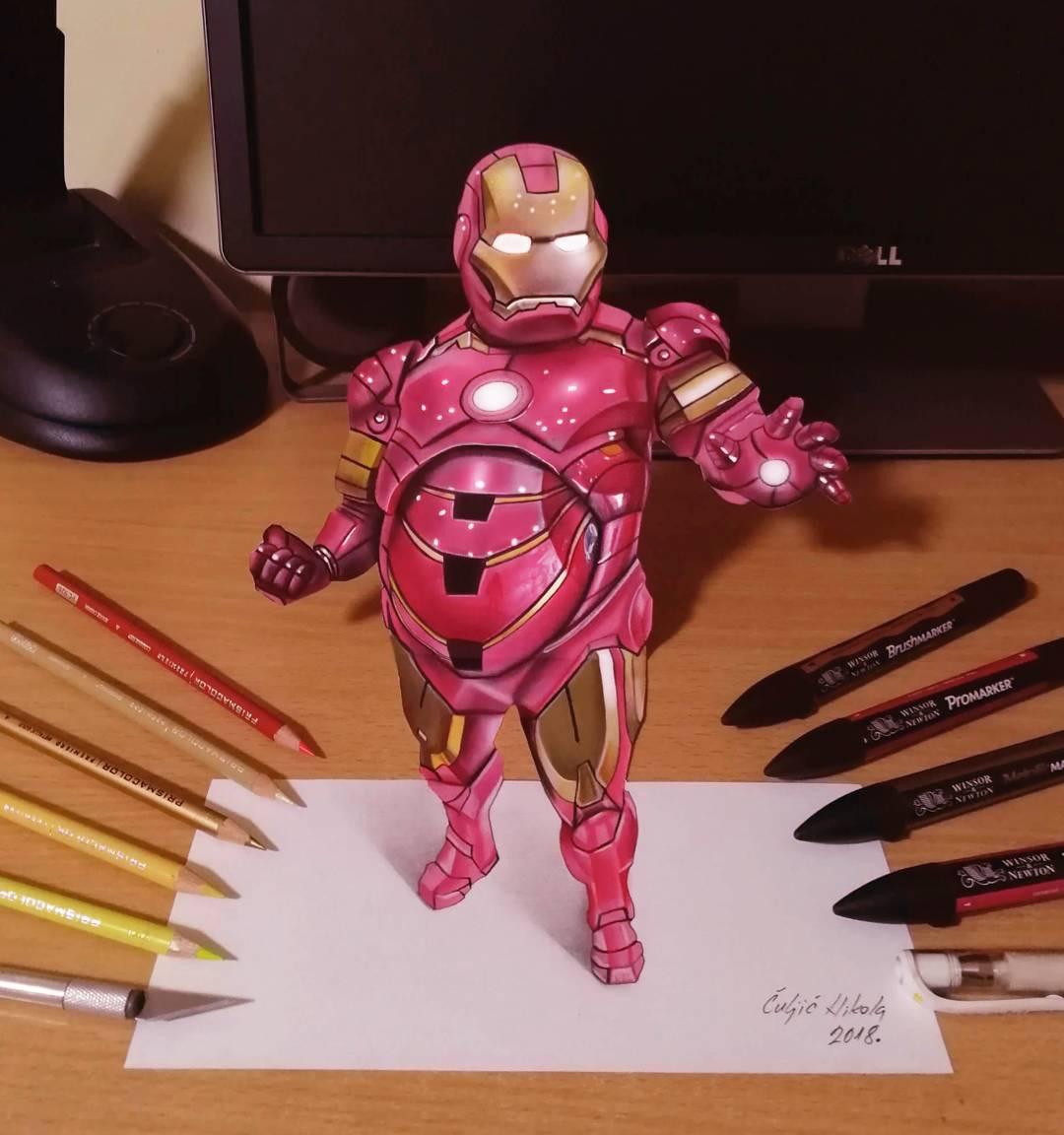 大开眼界，终于知道什么是3D绘画了，太惊喜了