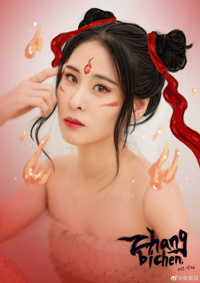 三岁的哪吒小爷有多潮？眼线腮红丸子头