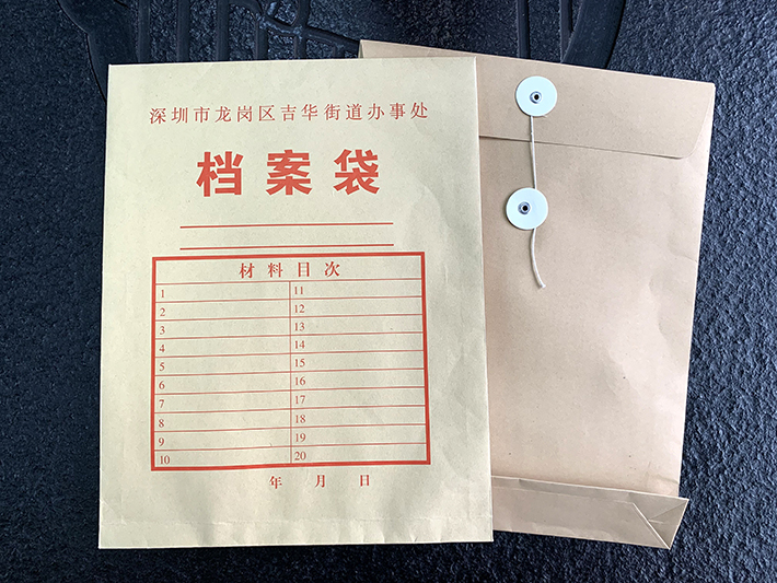 政府机关用的档案袋,共青团专用档案袋