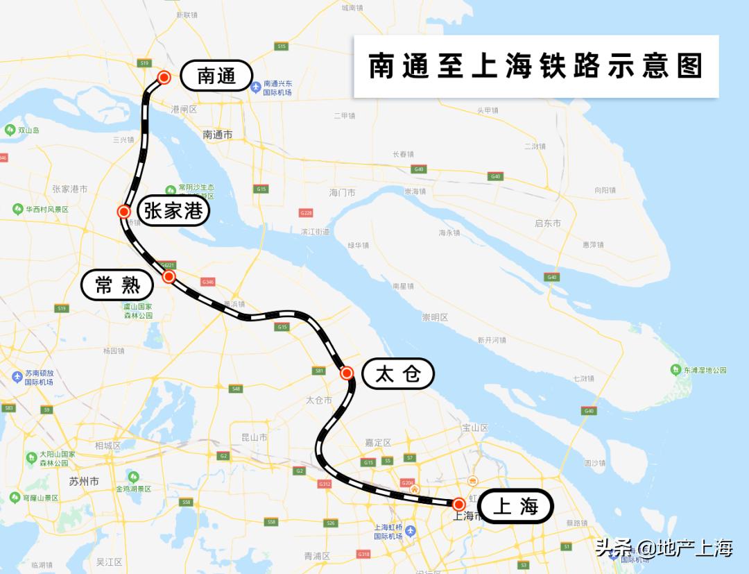 沪苏通铁路正式通车,沪苏通铁路二期上海段
