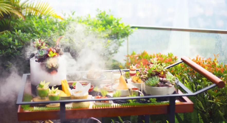 刘雯杭州柏悦酒店,刘雯同款打卡