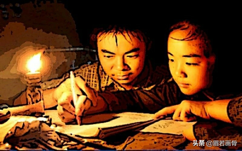 七八十年代的煤油灯场景,七八十年代的油灯