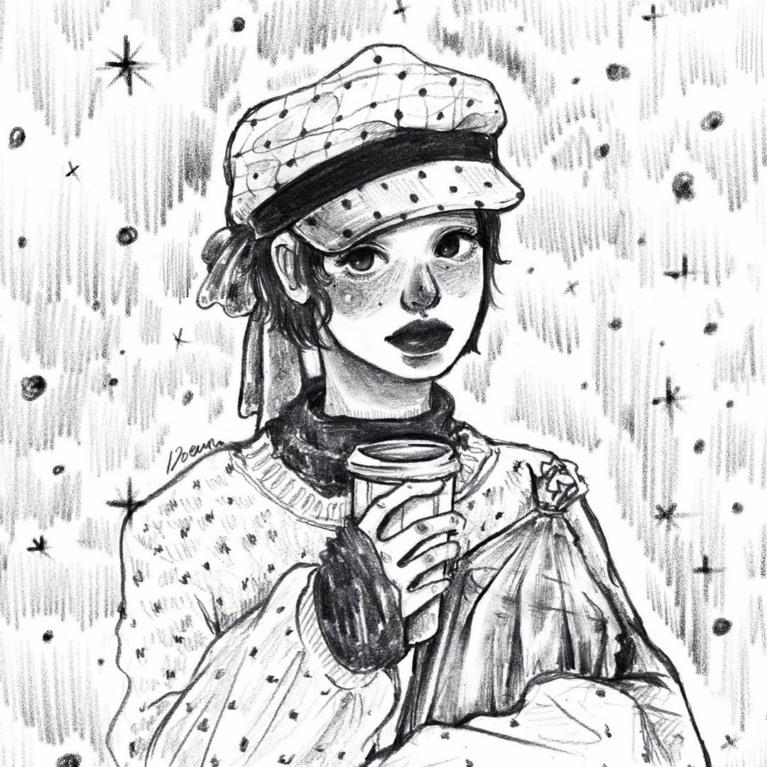 一支铅笔画素描风景,一支铅笔画出来的画